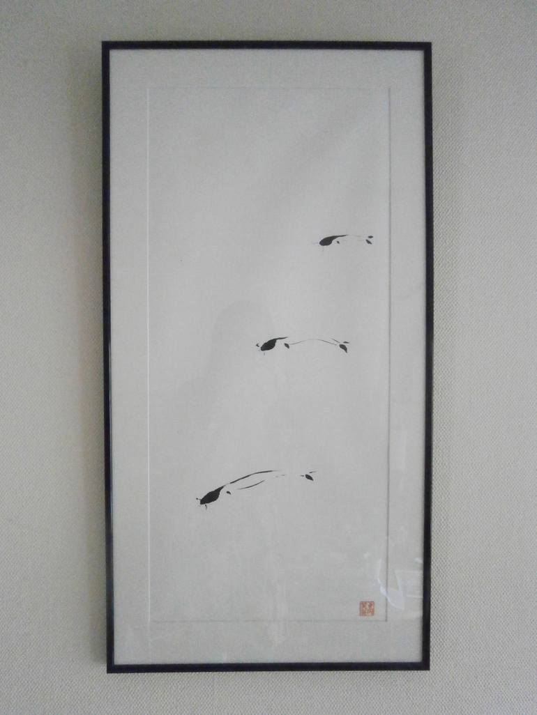Original Fish Painting by YVONNE KOO