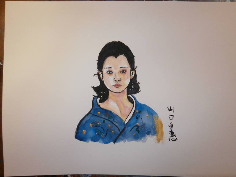 Original Fine Art Portrait Painting by YVONNE KOO