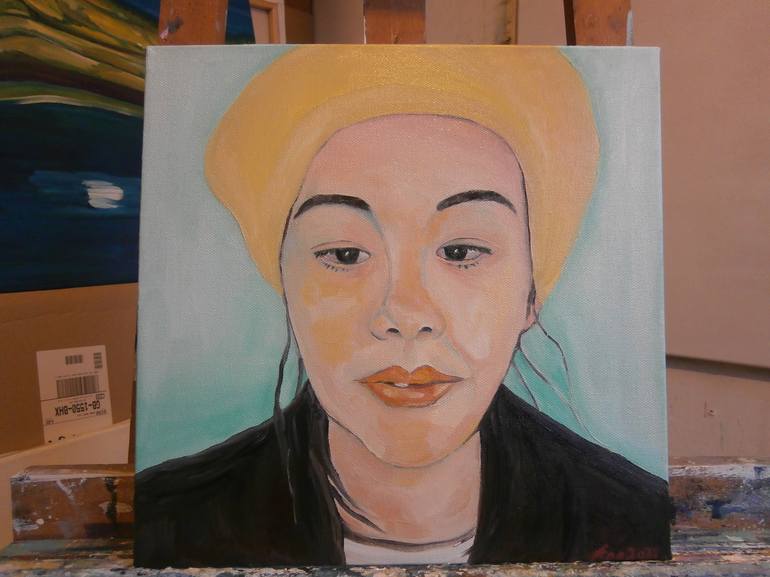 Original Portrait Painting by YVONNE KOO