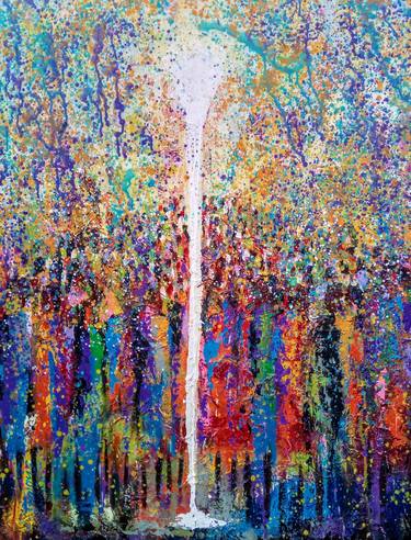 Original Abstract Paintings by Tunde Afolayan Famous