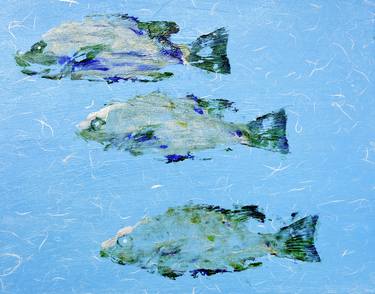 Print of Abstract Fish Paintings by Steve Gibson