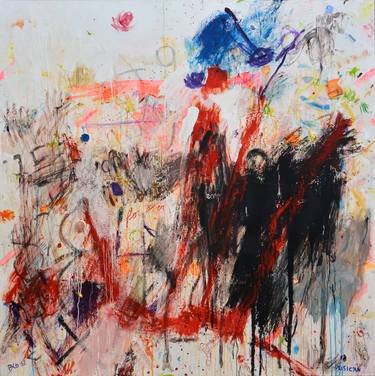 Original Abstract Expressionism Abstract Paintings by Philip Alsican