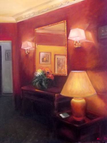 Print of Realism Interiors Paintings by Cristina Del Rosso