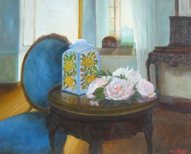 Print of Realism Interiors Paintings by Cristina Del Rosso