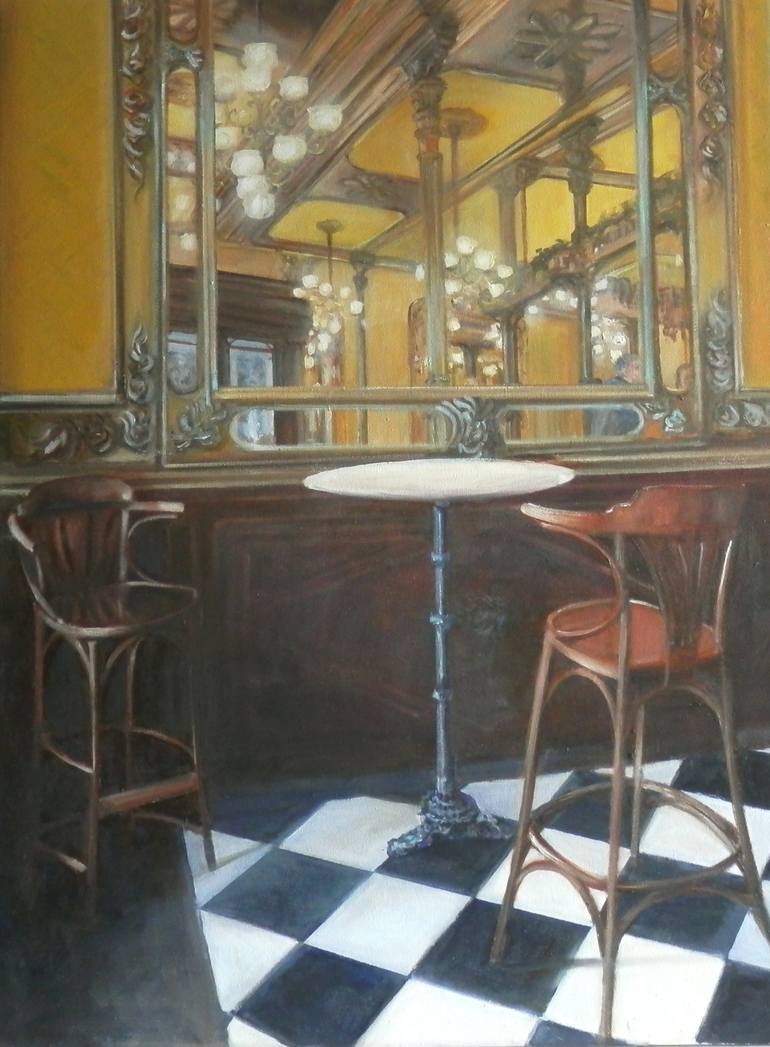 Original Interiors Painting by Cristina Del Rosso