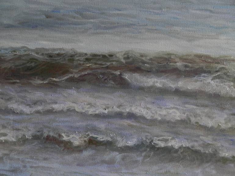 Original Figurative Seascape Painting by Cristina Del Rosso