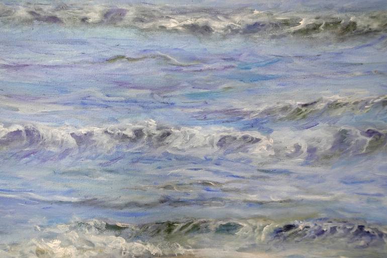 Original Impressionism Seascape Painting by Cristina Del Rosso