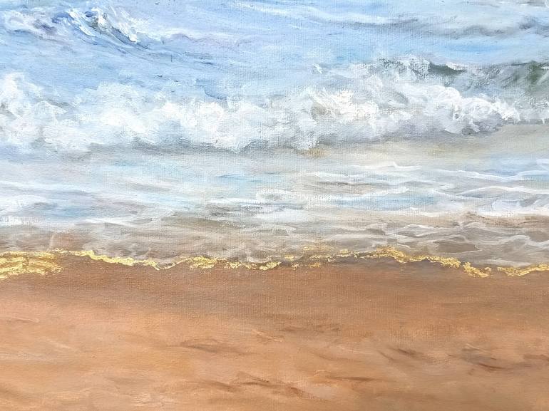 Original Impressionism Seascape Painting by Cristina Del Rosso