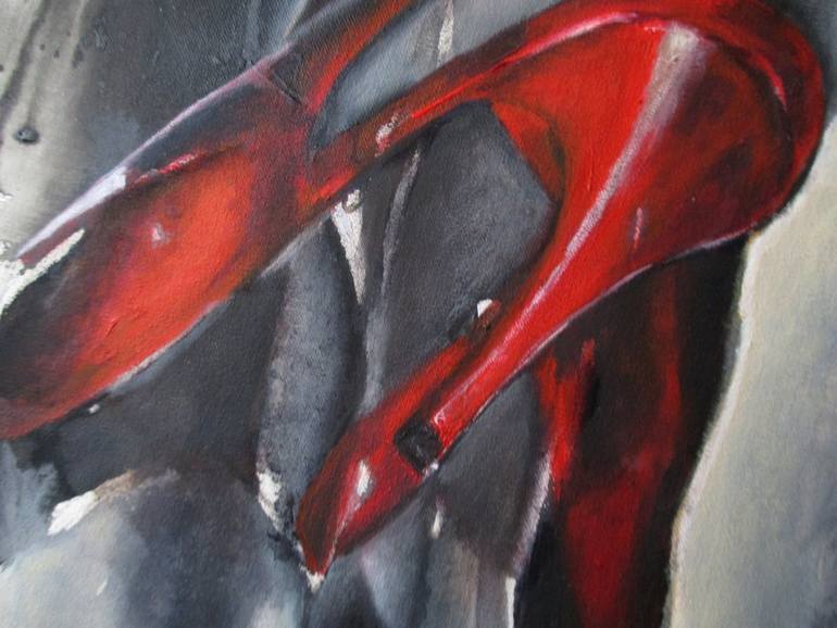 Original Abstract Expressionism Erotic Painting by Liliana Esperanza
