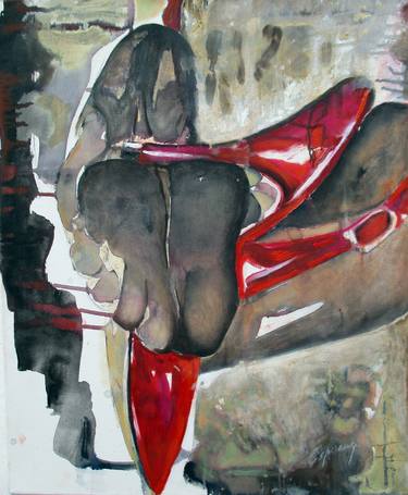Print of Expressionism Erotic Paintings by Liliana Esperanza
