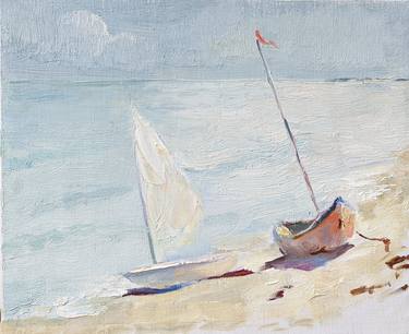 Print of Expressionism Boat Paintings by Sabina Cáceres