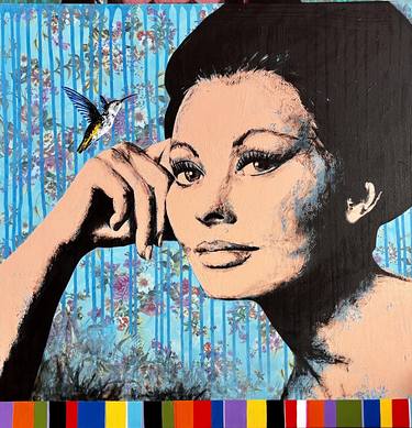 Print of Pop Art Celebrity Paintings by raquel gralheiro