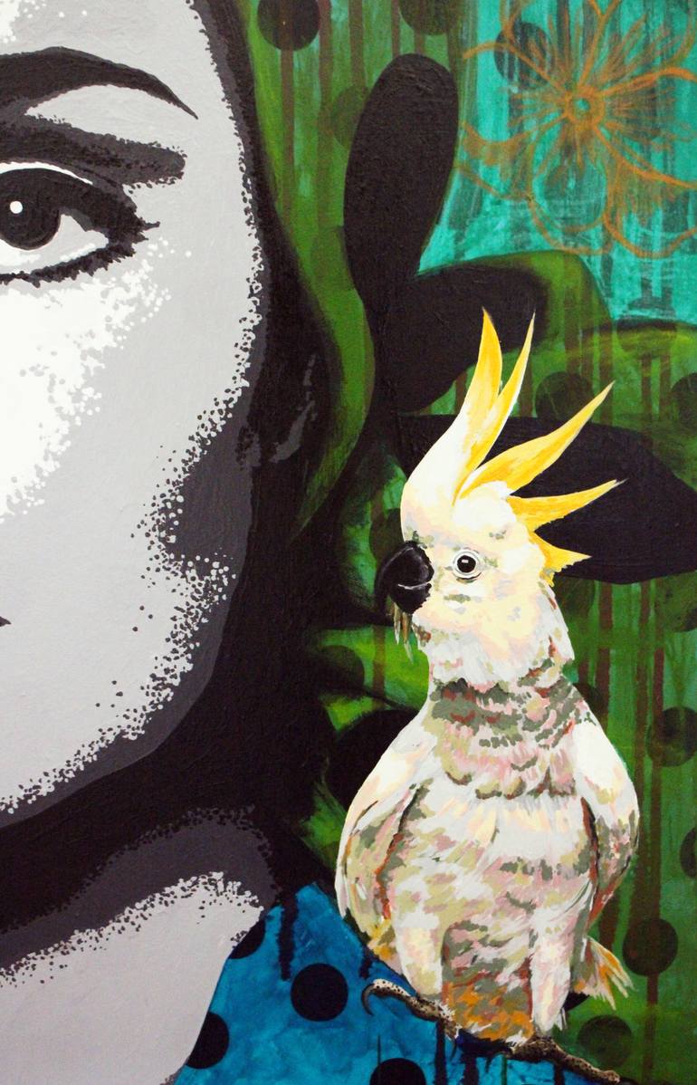 Original Pop Art Women Painting by Raquel Gralheiro