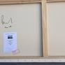 Reverse / certificate of authenticity / signature and date