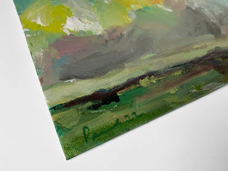 Original Expressionism Landscape Painting by Paul West