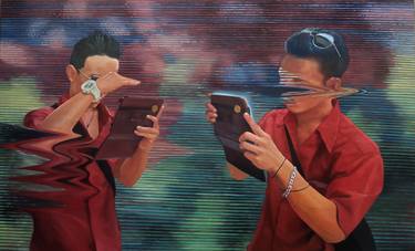 Print of Surrealism Science/Technology Paintings by Abd Latif Maulan