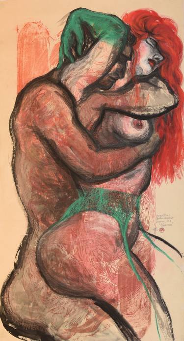 Print of Erotic Mixed Media by Lea Jerlagić