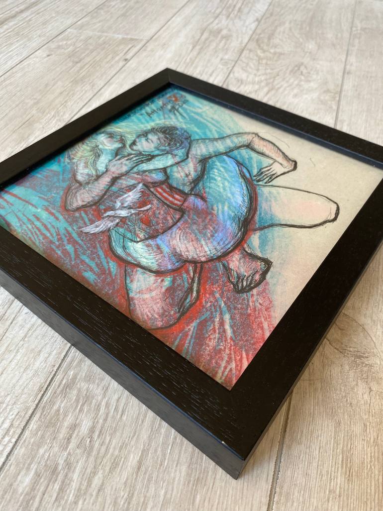 Original Figurative Erotic Mixed Media by Lea Jerlagić