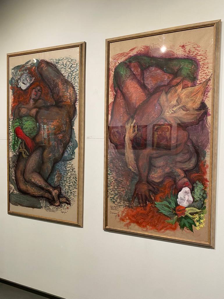 Original Figurative Erotic Mixed Media by Lea Jerlagić