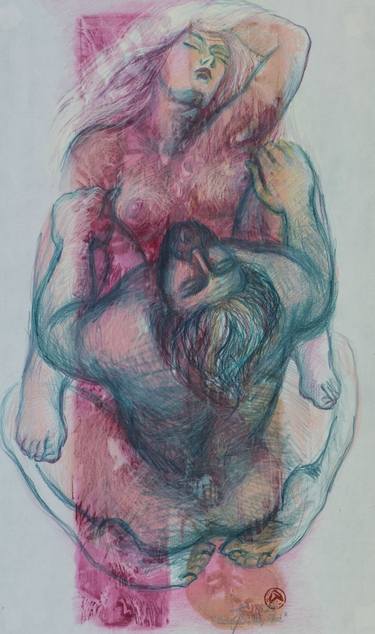 Original Expressionism Erotic Printmaking by Lea Jerlagić