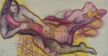 Print of Expressionism Erotic Drawings by Lea Jerlagić