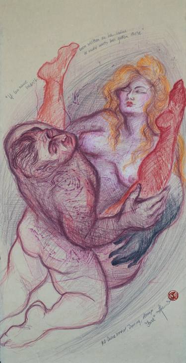 Print of Expressionism Erotic Drawings by Lea Jerlagić