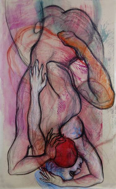 Original Figurative Erotic Drawings by Lea Jerlagić