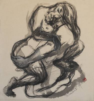 Original Figurative Erotic Drawings by Lea Jerlagić