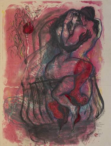 Original Figurative Erotic Drawings by Lea Jerlagić