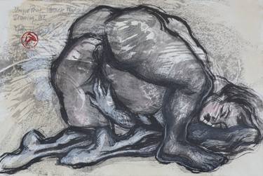 Print of Figurative Erotic Mixed Media by Lea Jerlagić