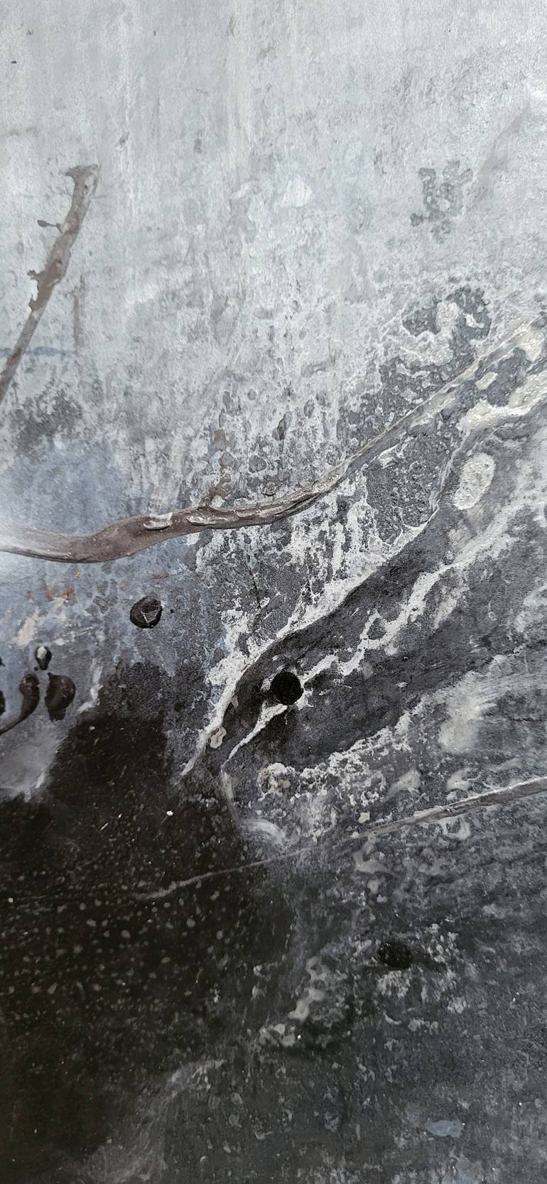 Original Abstract Expressionism Abstract Painting by Ilgvars Zalans