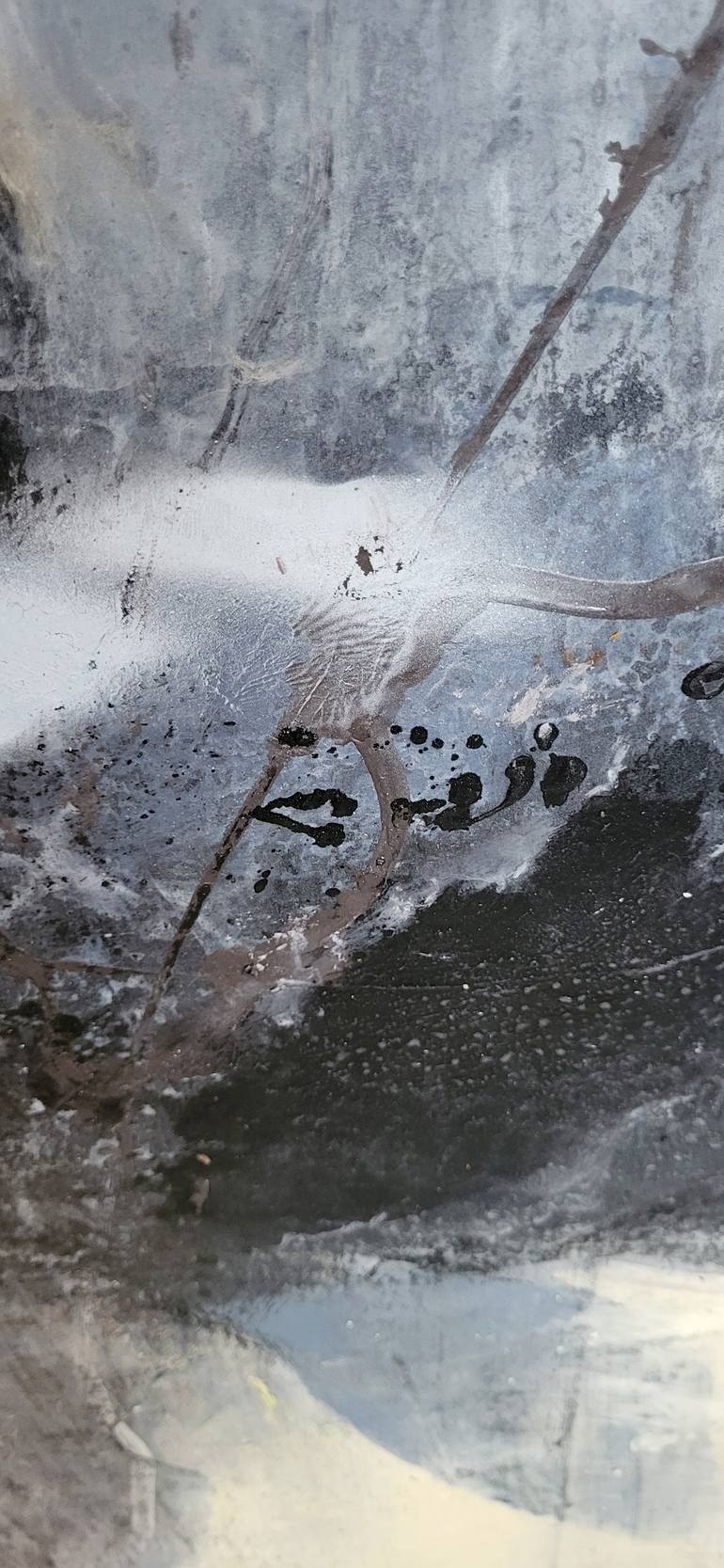 Original Abstract Expressionism Abstract Painting by Ilgvars Zalans