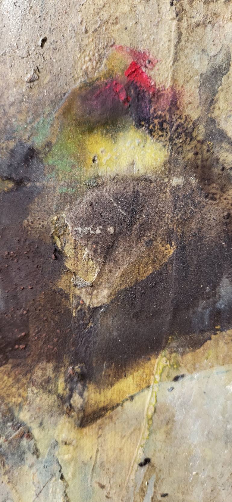Original Abstract Expressionism Abstract Painting by Ilgvars Zalans