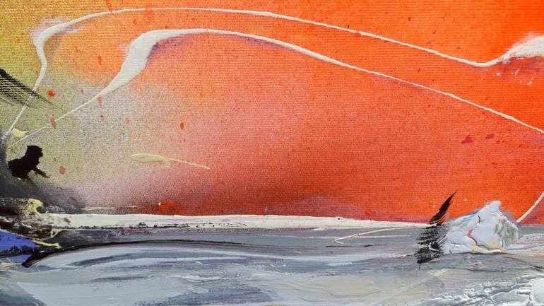 Original Abstract Sport Painting by Ilgvars Zalans