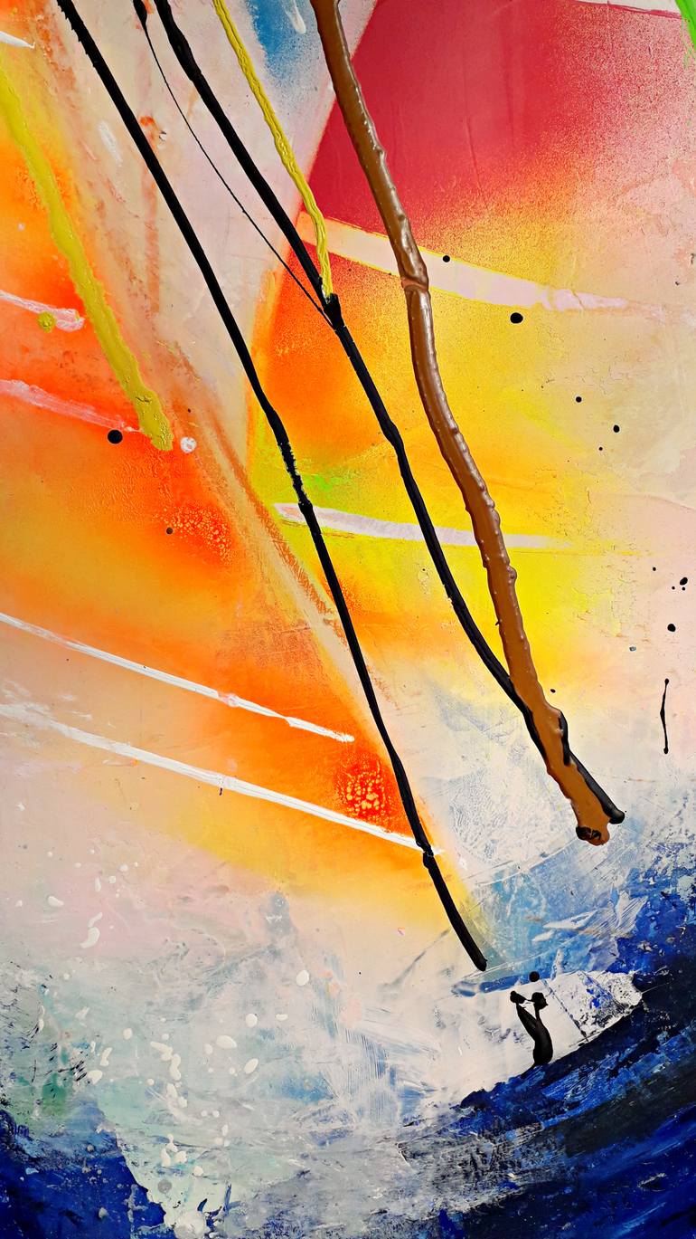 Original Expressionism Seascape Painting by Ilgvars Zalans