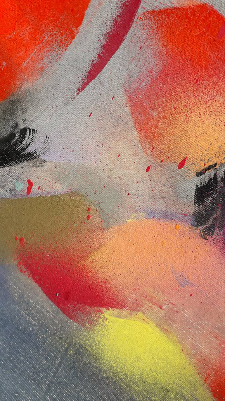 Original Abstract Expressionism Beach Painting by Ilgvars Zalans