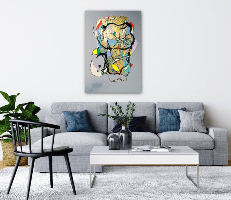 Original Abstract Painting by Ilgvars Zalans