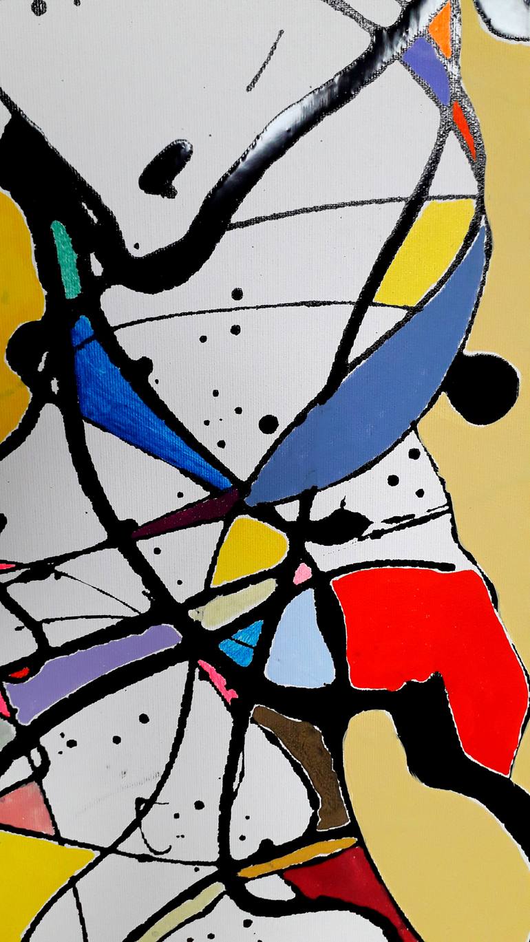 Original Dada Fashion Painting by Ilgvars Zalans