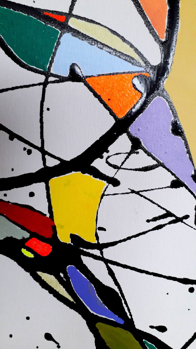 Original Dada Fashion Painting by Ilgvars Zalans