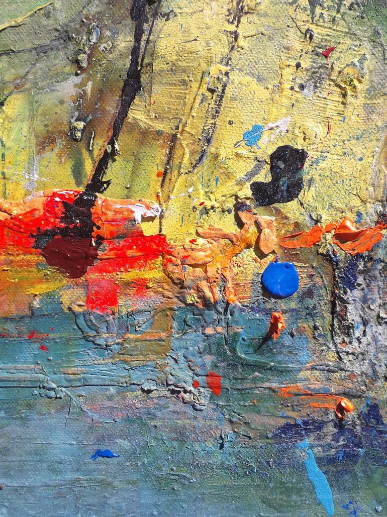 Original Dada Boat Painting by Ilgvars Zalans