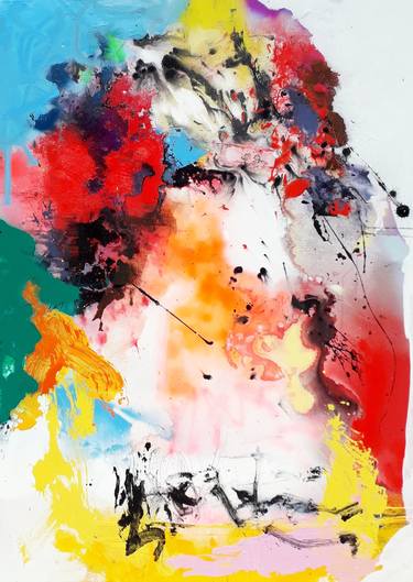 Original Abstract Expressionism Pop Culture/Celebrity Paintings by Ilgvars Zalans