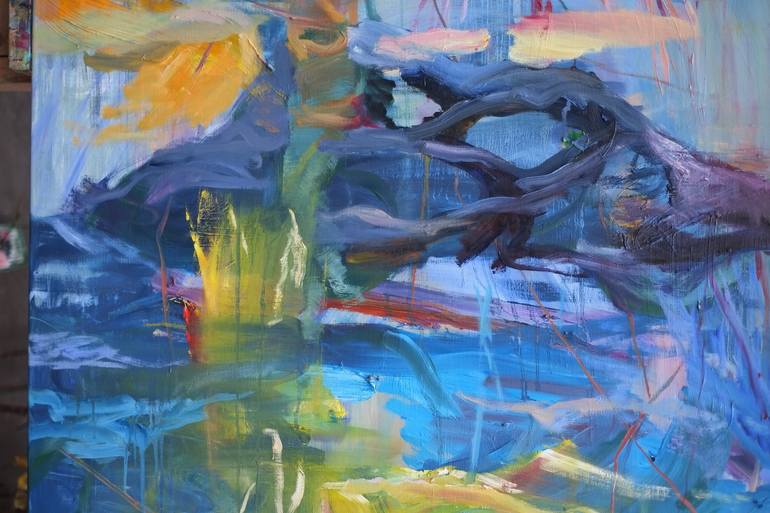 Original Abstract Expressionism Landscape Painting by Jessica Muller