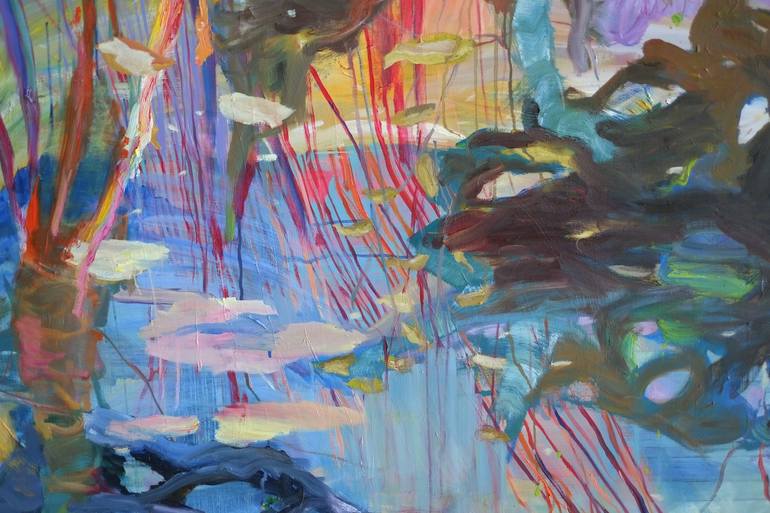 Original Abstract Expressionism Landscape Painting by Jessica Muller