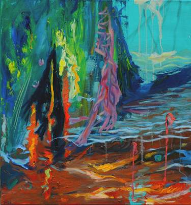 Original Abstract Expressionism Abstract Paintings by Jessica Muller