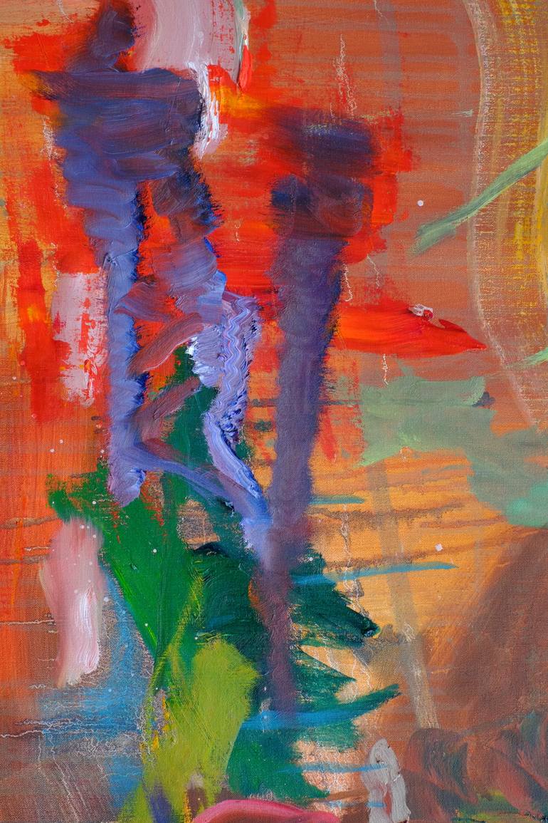 Original Abstract Expressionism Abstract Painting by Jessica Muller