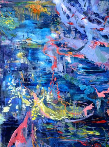 Original Abstract Expressionism Abstract Paintings by Jessica Muller