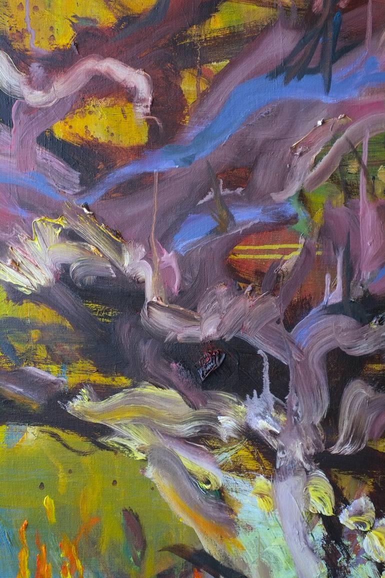 Original Abstract Expressionism Abstract Painting by Jessica Muller