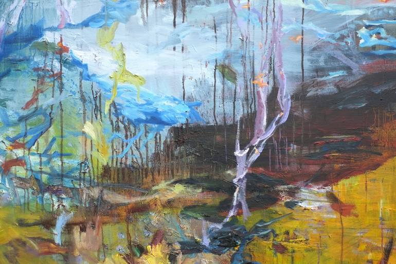 Original Abstract Expressionism Abstract Painting by Jessica Muller