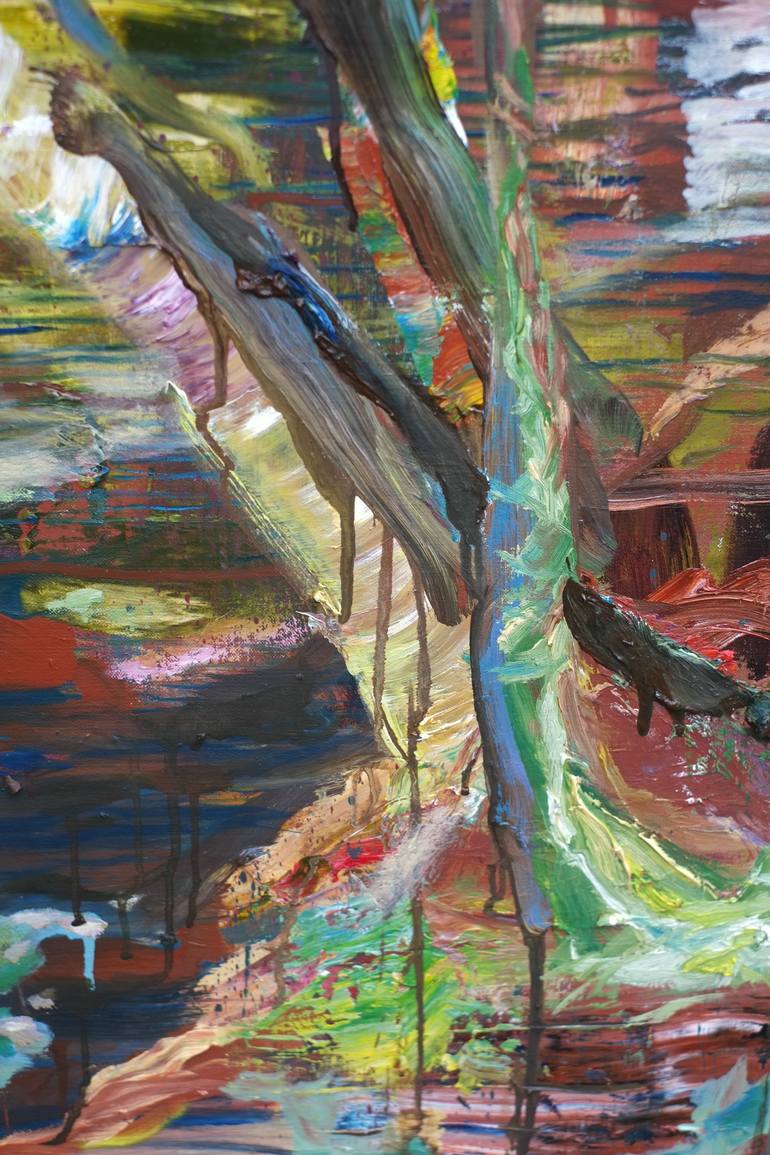 Original Abstract Expressionism Abstract Painting by Jessica Muller