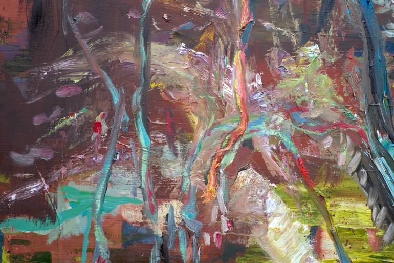 Original Abstract Expressionism Abstract Painting by Jessica Muller